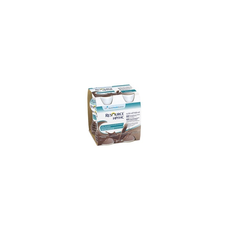Resource - Nestle' It. Resource Hp/hc Cioccolato 4 Bottiglie 200 Ml