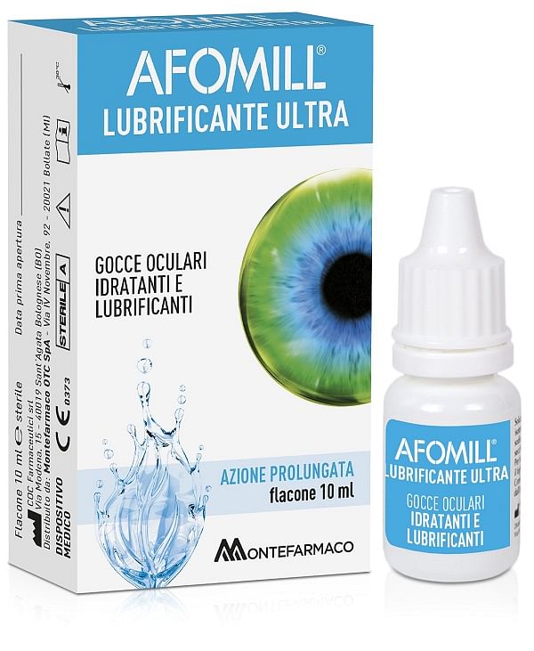 Afomill Lubrificante Ultra Gocce Oculari 10 Ml