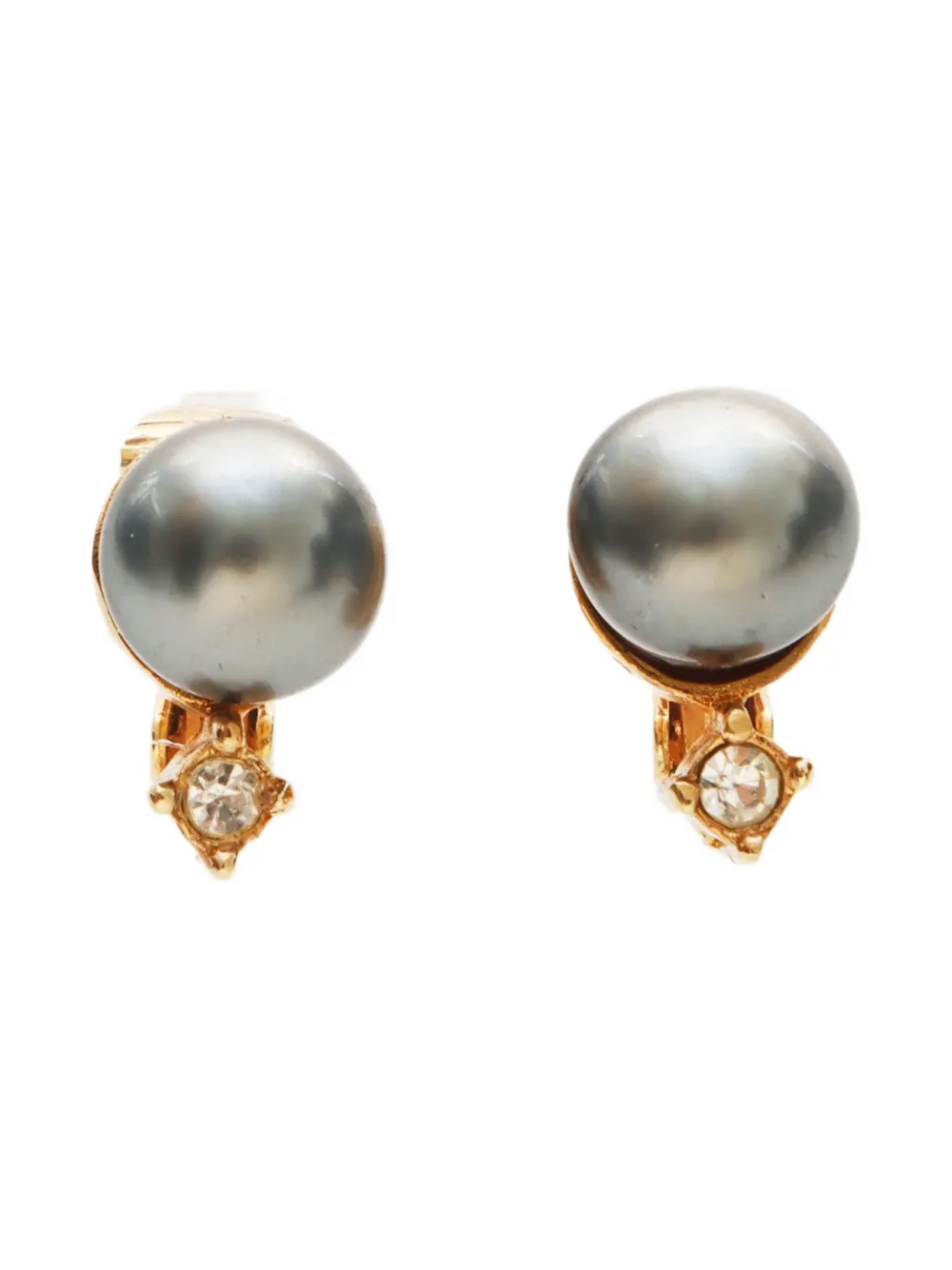 Christian Dior Pre-Owned 1990-2015 Pearl earrings - Oro