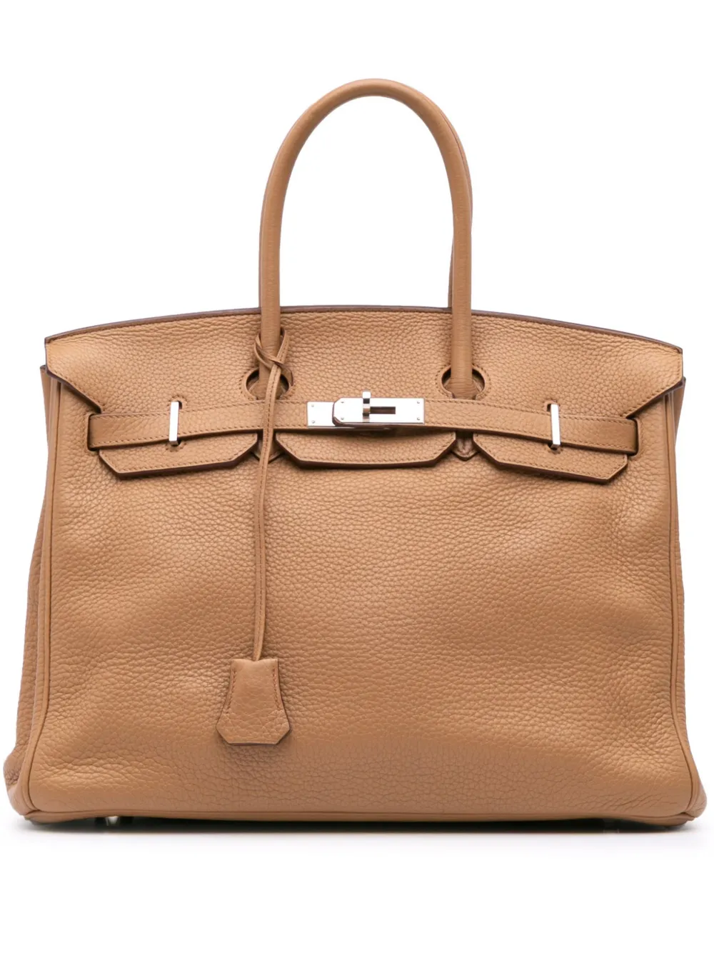 Hermès Pre-Owned 2010 Togo Birkin Retourne 35 handbag - Marrone