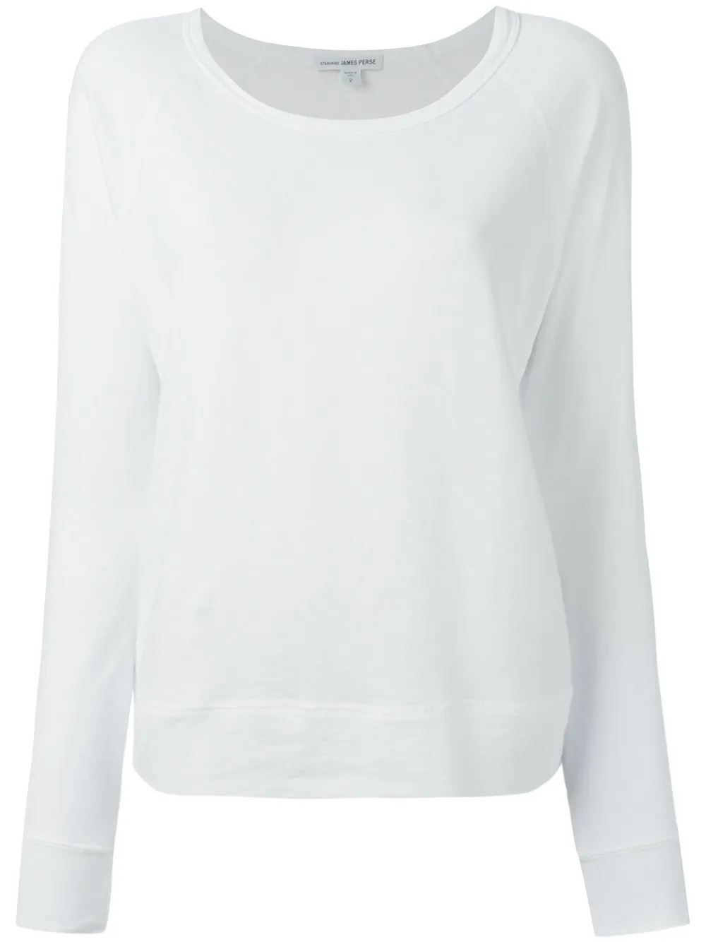 James Perse raglan sleeve sweatshirt - Bianco