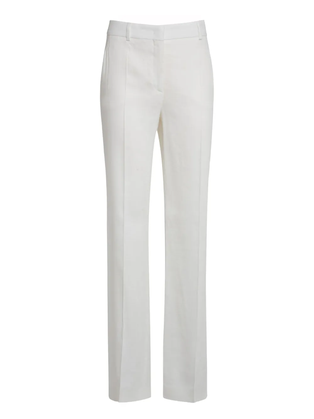 Alberta Ferretti linen tailored trousers - Bianco