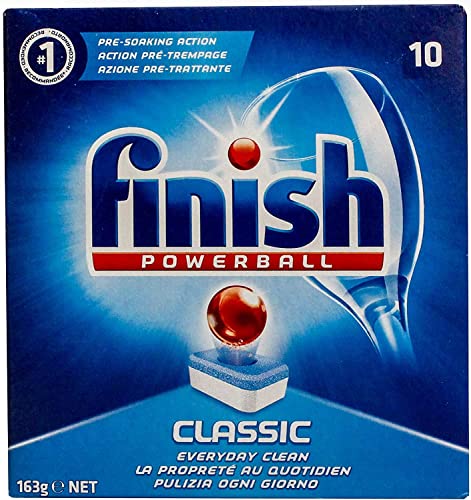 Finish Classic Pastiglie Per Lavastoviglie Detergente, 10 Tabs, Unità