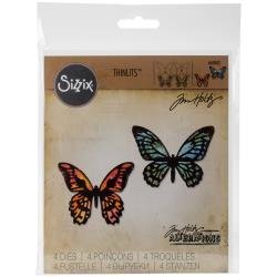 Tim Holtz Sizzix Thinlits Dies, Mini Modalità Farfalle, 661802