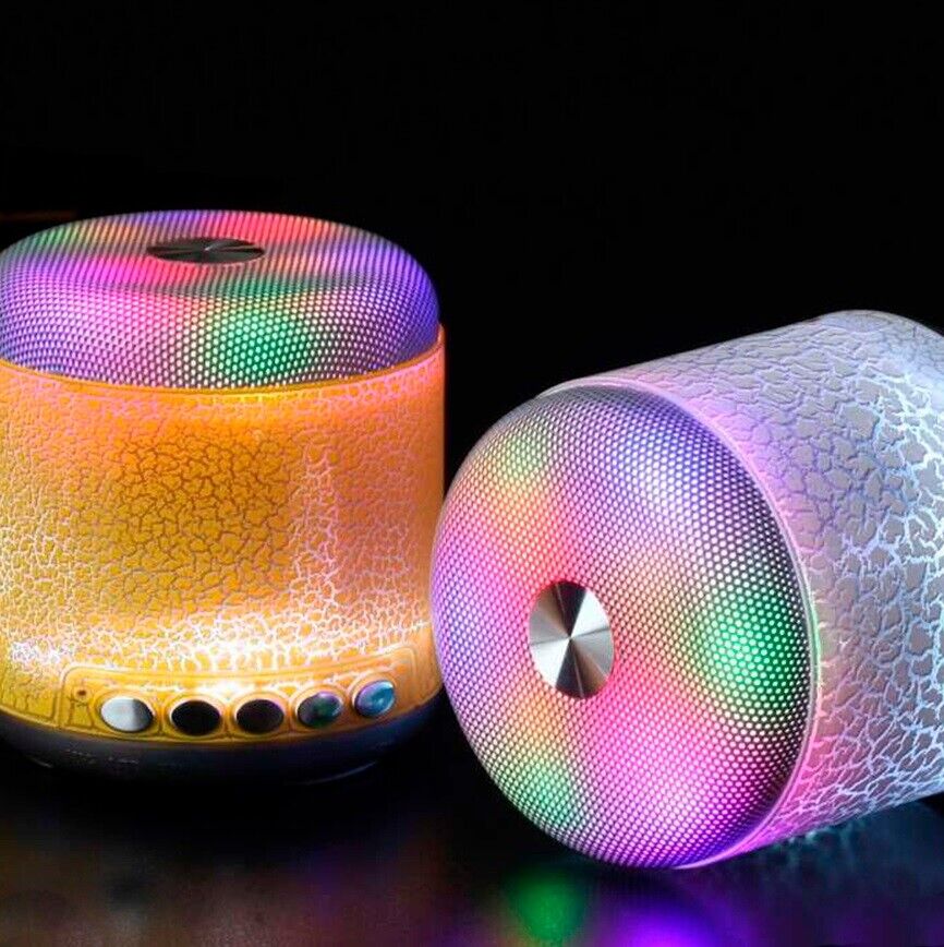 Cassa Bluetooth speaker audio vivavoce wireless altoparlante portatile luce RGB