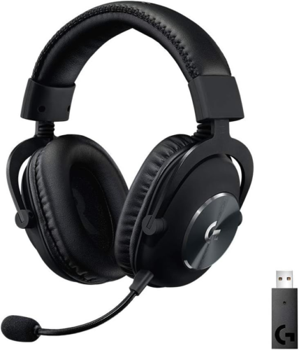 Logitech G PRO X Wireless LIGHTSPEED, Cuffia con microfono gaming con...