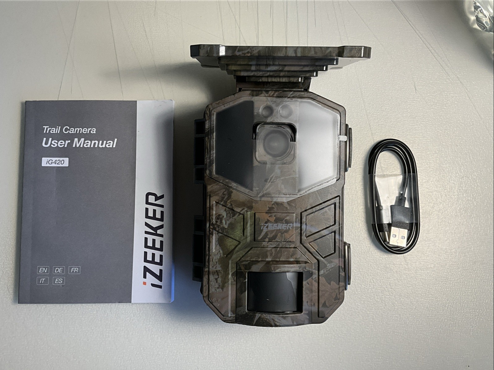 iZEEKER Fototrappola Solare, 4K 48MP Fototrappola Notturna con Visione Notturna,