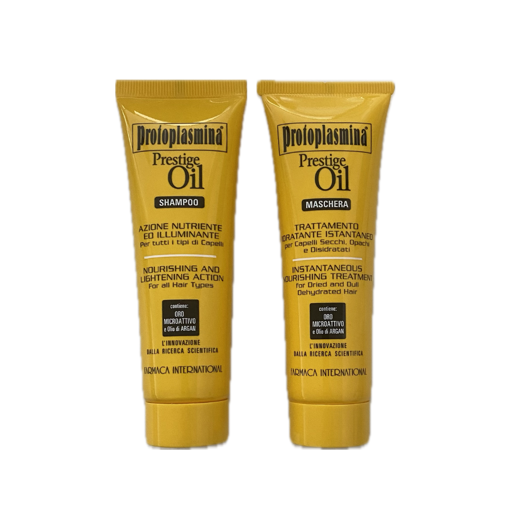 PROTOPLASMINA - PRESTIGE OIL SHAMPOO TRAVEL KIT Shampoo e Maschera nutriente ill