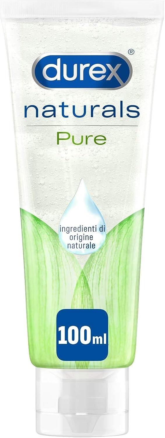 DUREX NATURALS PURE GEL LUBRIFICANTE INTIMO ANALE E VAGINALE BASE ACQUOSA 100 ML