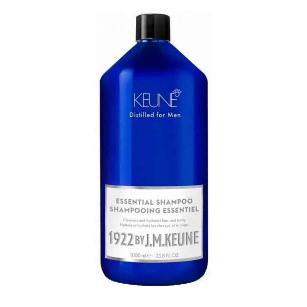 Keune 1922 Essential Shampoo 1000ml  - shampoo corpo e capelli