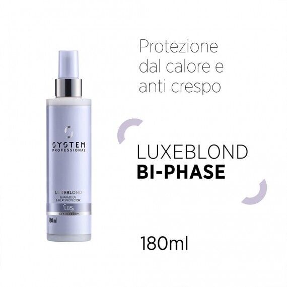 System Professional Luxeblond Bi-phase Conditioner LB5 180 ml - bifasico term...