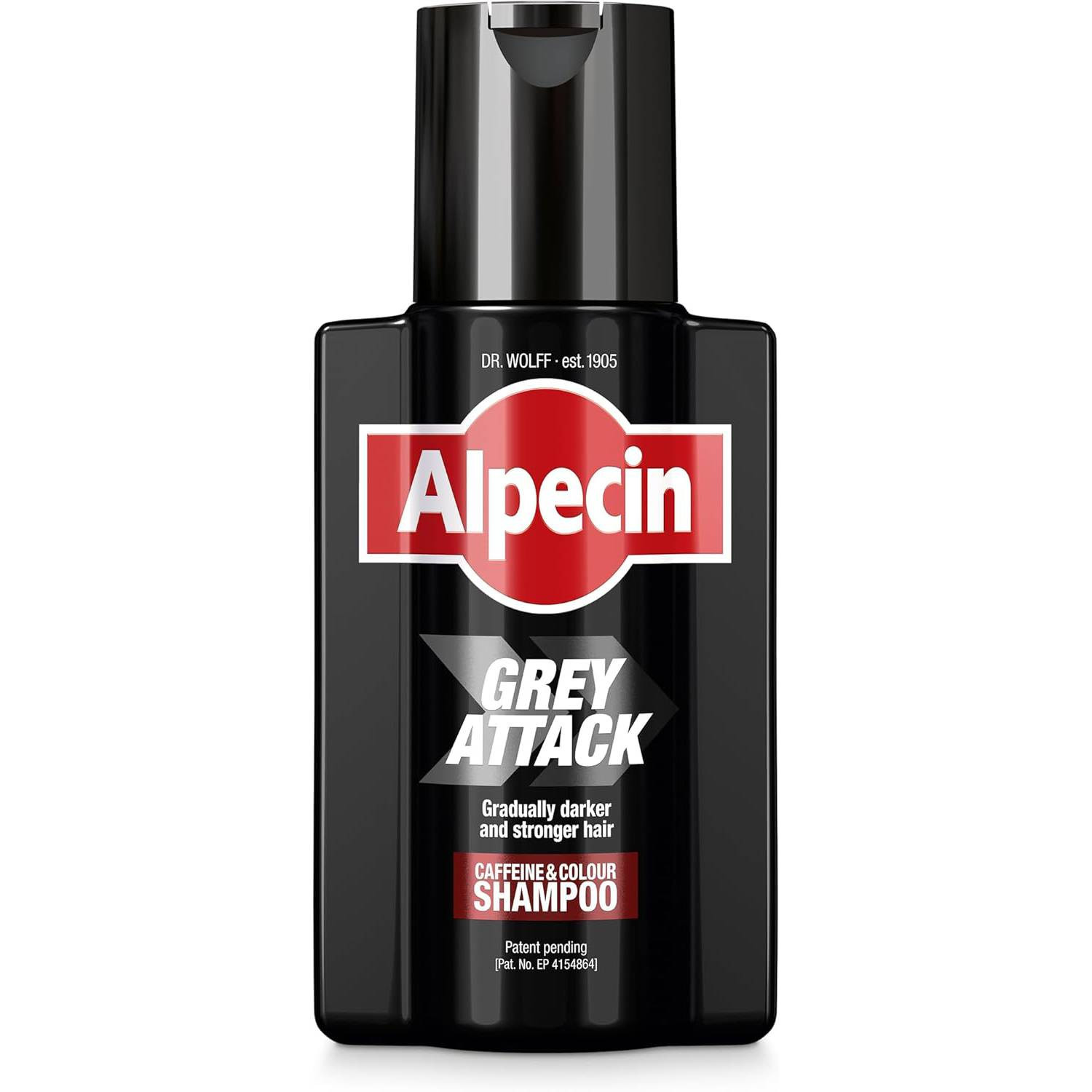 Alpecin Grey Attack Shampoo Per Capelli Piu' Forti E Scuri Con Caffeina 200 Ml