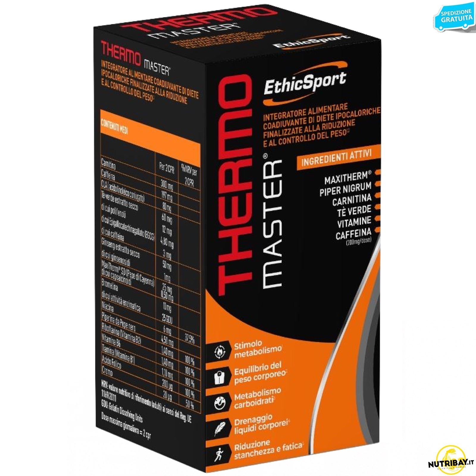 Ethic Sport Thermo Master - 50 cpr Potente brucia grassi