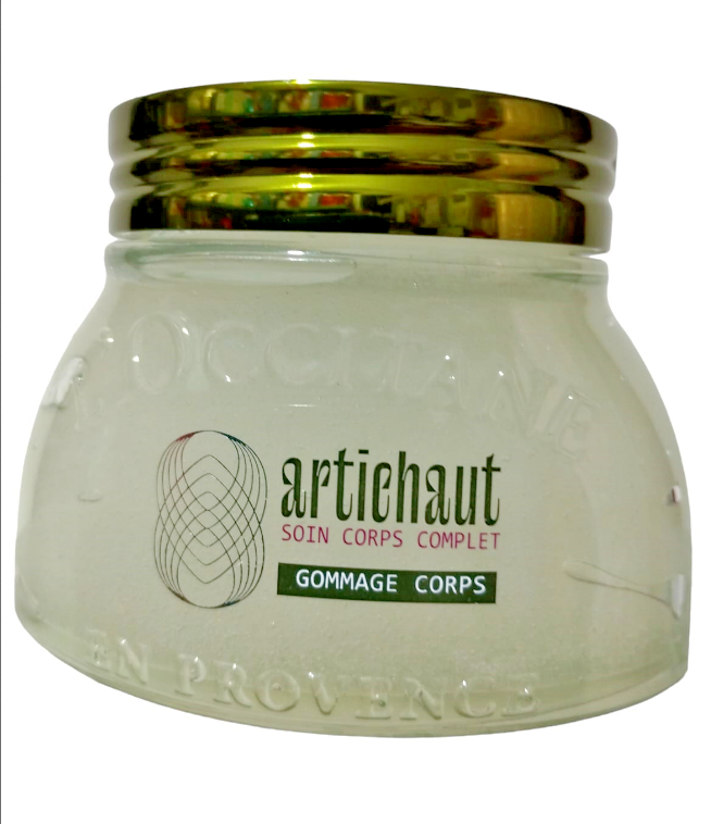 L'occitane en provence gommage body scrub corpo rinfrescante al carciofo