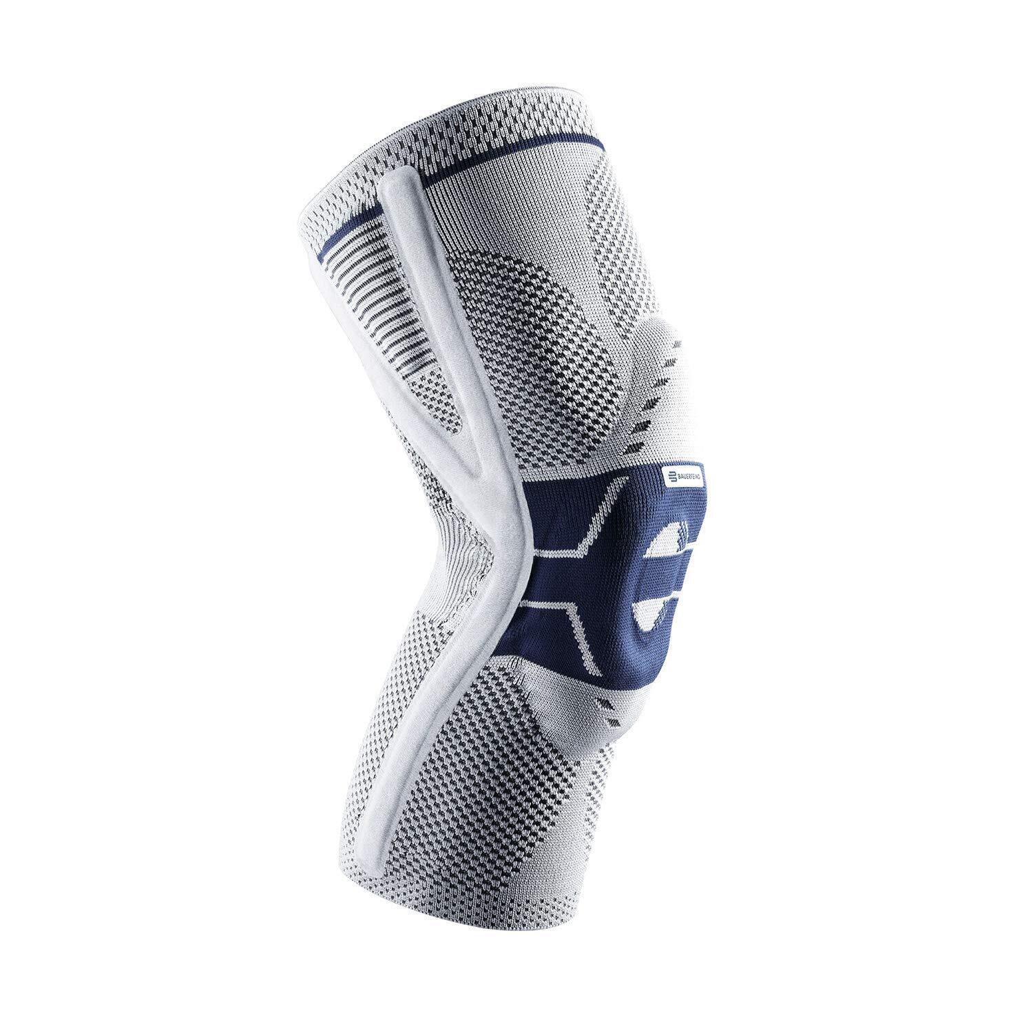 Bauerfeind Genutrain P3 Knee Support, Titanium, Left, Size 6 (q3N)