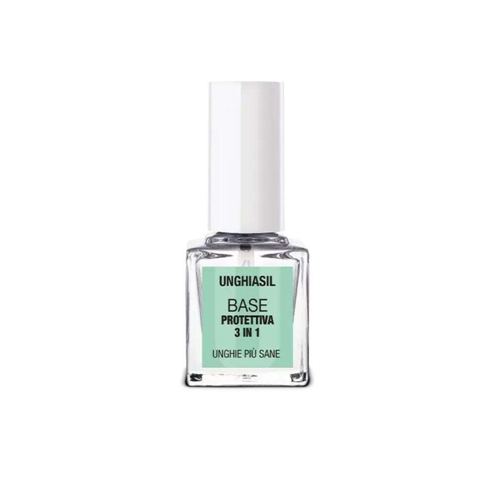 Unghiasil Base Protettiva 3 in 1 per tutti i tipi di unghie, 5ml