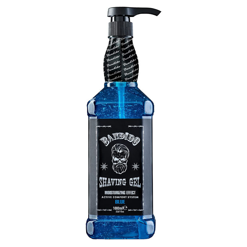 BANDIDO Shaving Gel Moisturizing Effect Blue 1000ml