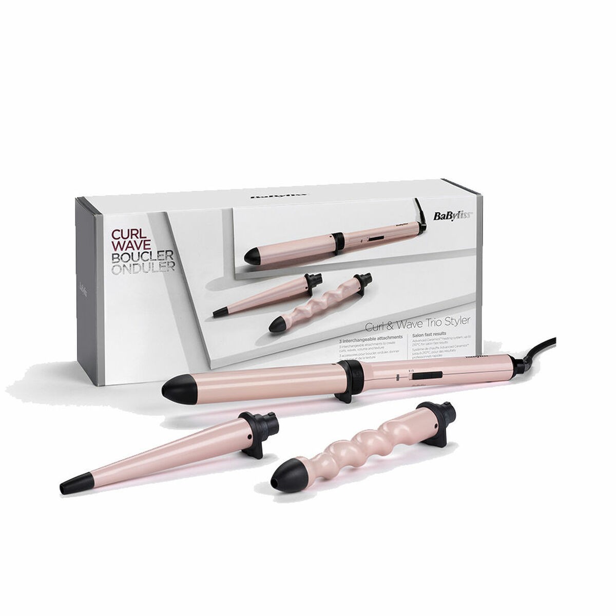 Arricciacapelli Babyliss CURL&WAVETRIO