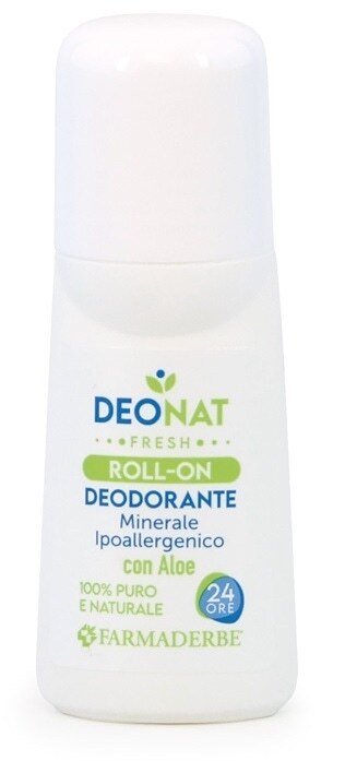 Farmaderbe Deonat Fresh Deodorante Roll On Senza Profumo, 65ml