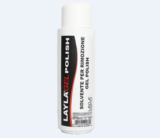 LAYLA SOLVENTE PER RIMOZIONE GEL POLISH E SMALTO SEMIPEMANENTE  250ML