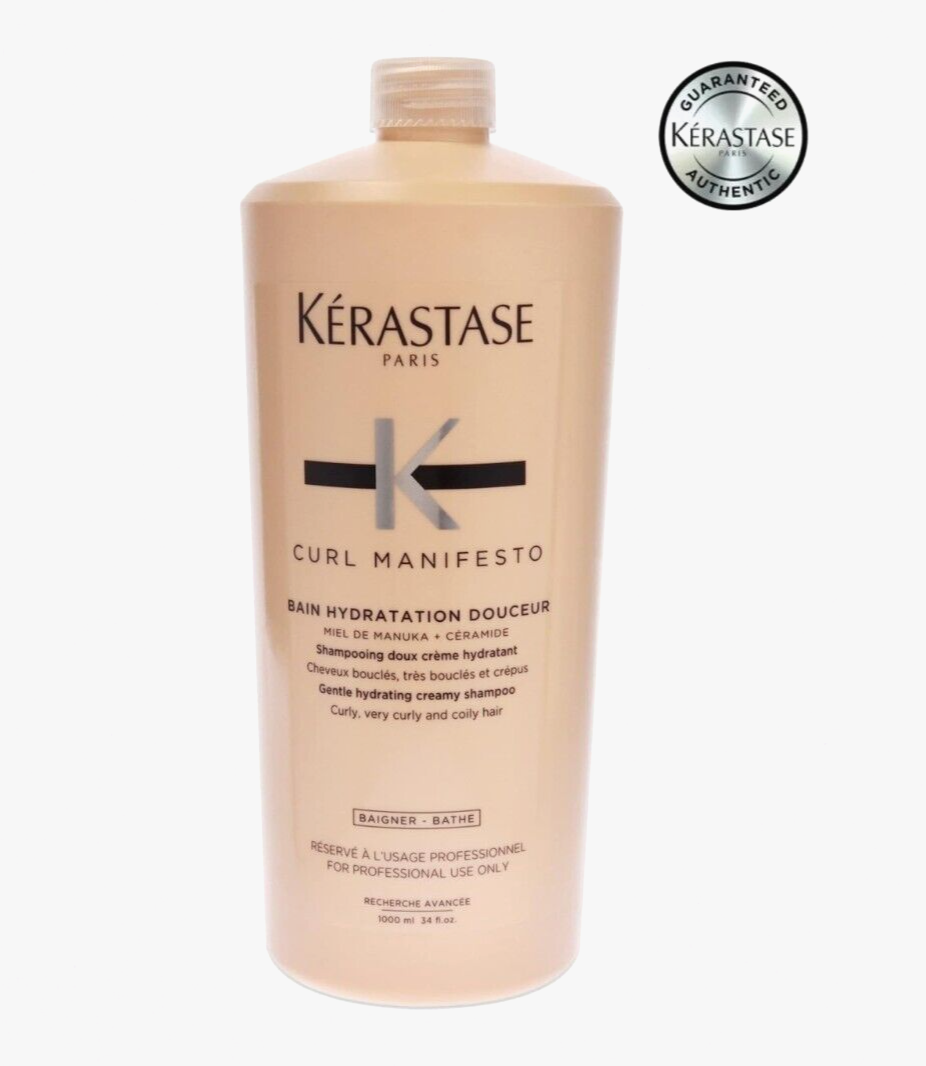 Shampoo Per Capelli Ricci kerastase Curl Manifesto Bain Hydratation Douceur 1000