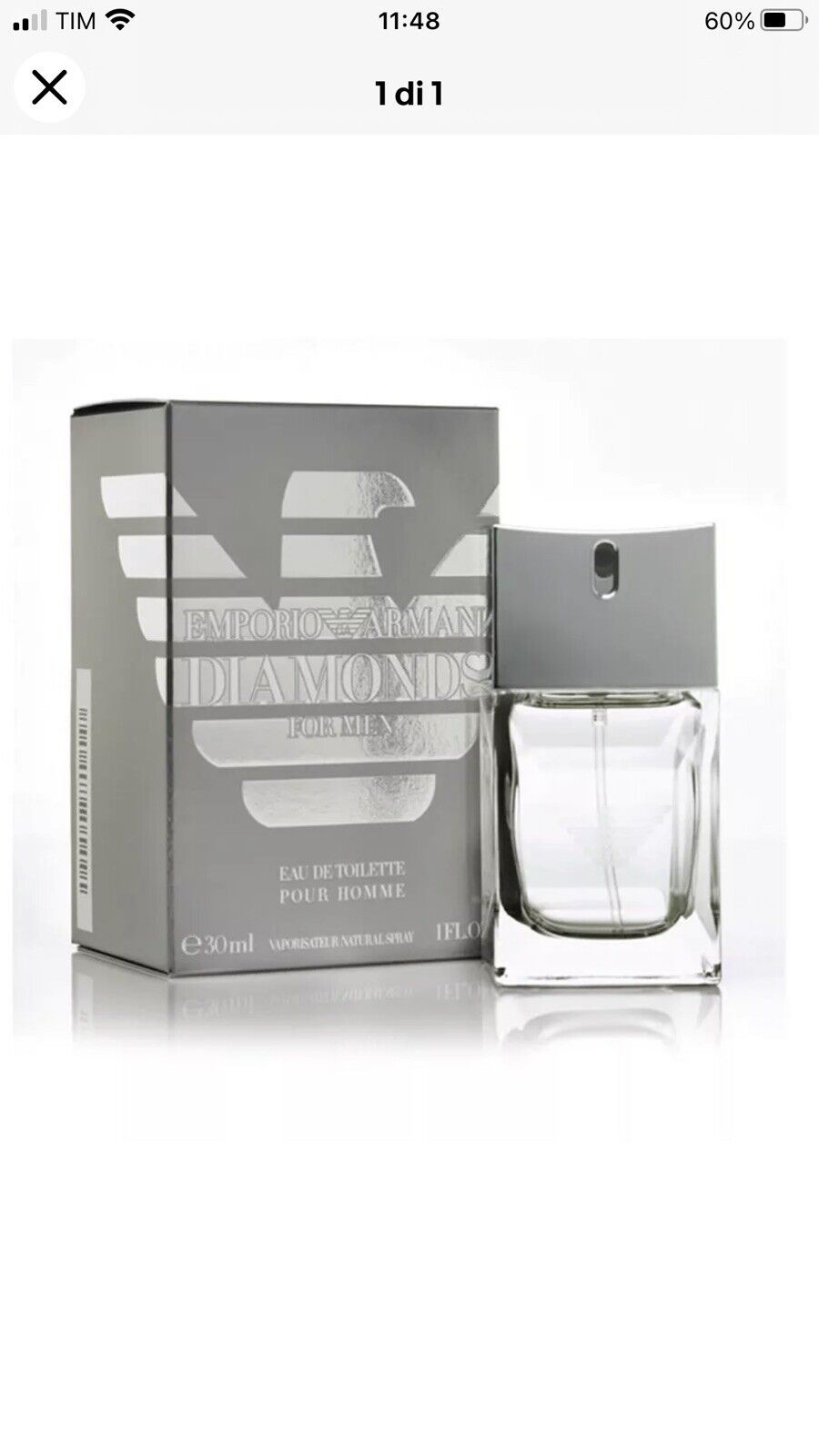 Emporio Armani Diamonds For Men Edt 30 Ml Vapo Raro Da Trovare