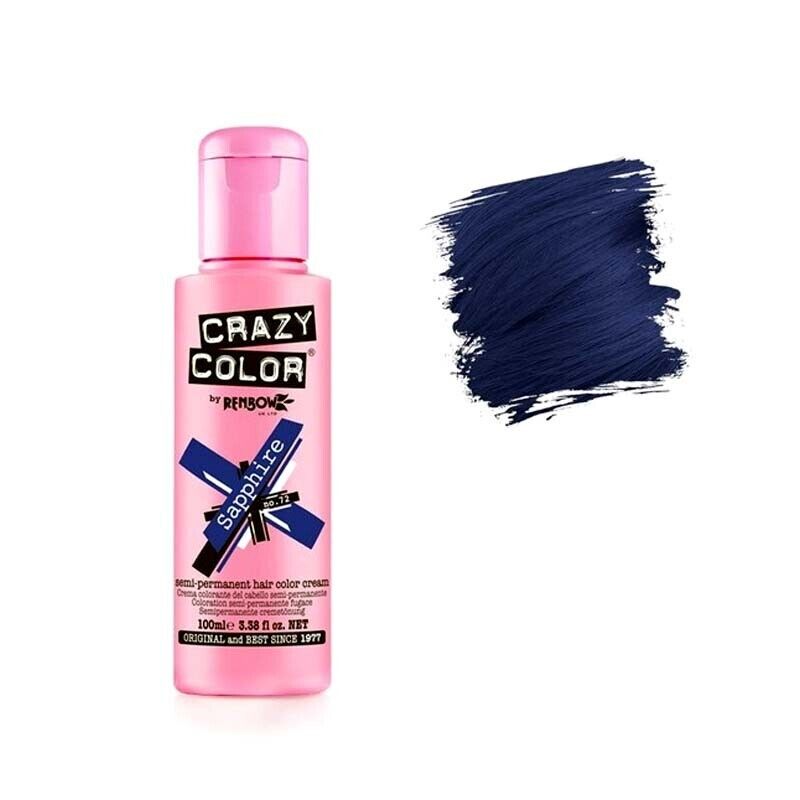 Crazy Color Crema N°72 Sapphire 100ml