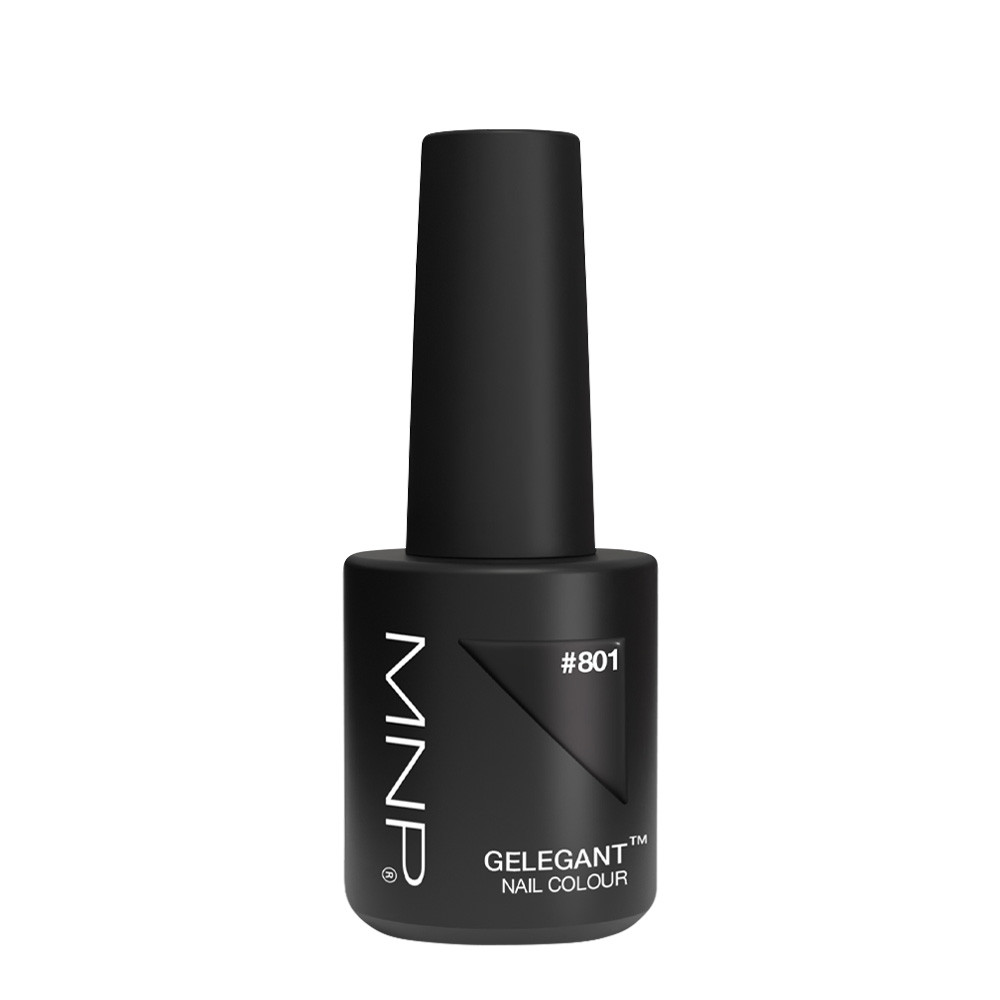 Mesauda Gelegant Gel Polish 801 Black Out 8ml - smalto semipermanente