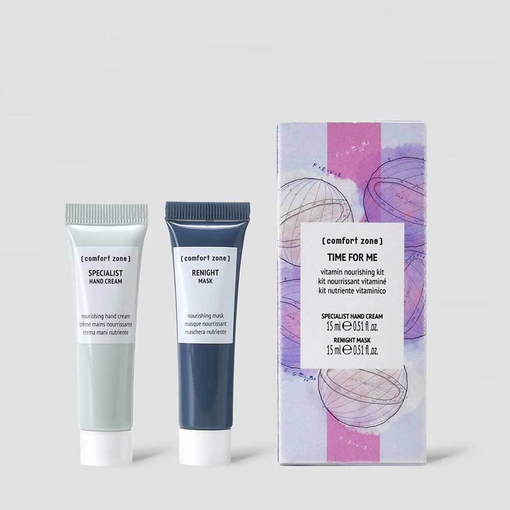 Comfort Zone Time For Me Kit set idratante vitaminico mani e viso notte