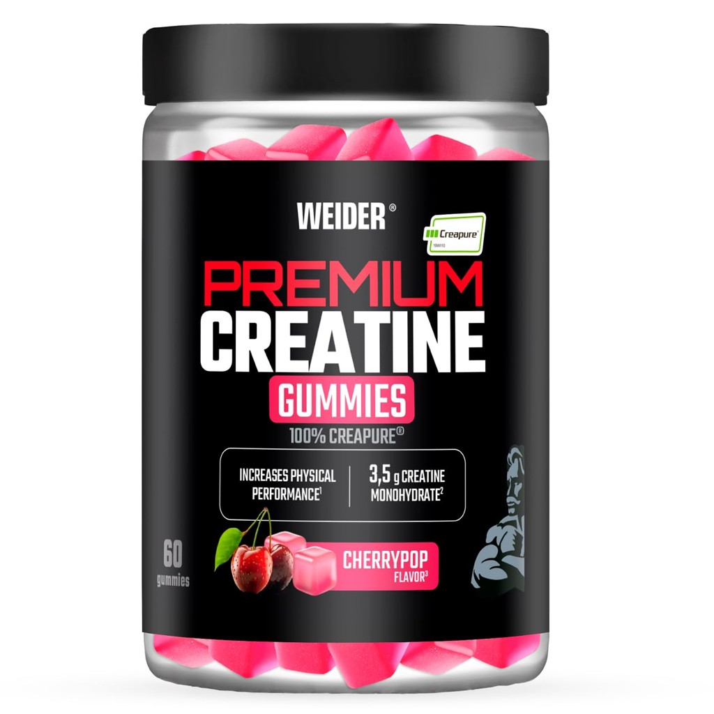 WEIDER PREMIUM CREATINE GUMMIES 60 GUMMIES Ciliegia