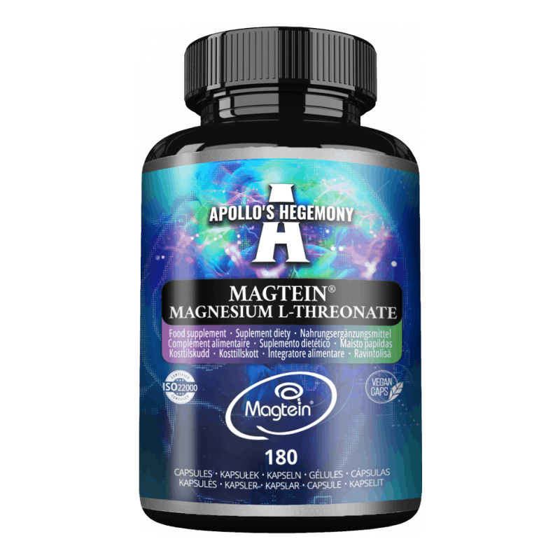 APOLLO'S HEGEMONY Magtein® Magnesium L-Threonate 180 caps.