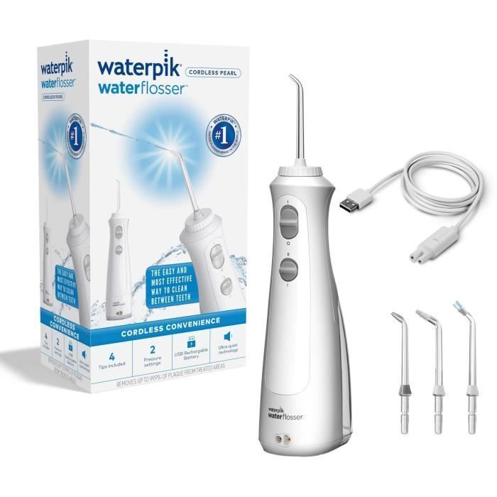 Waterpik Pearl Cordless Idropulsore Dentale Portatile Pulizia Profonda WP13