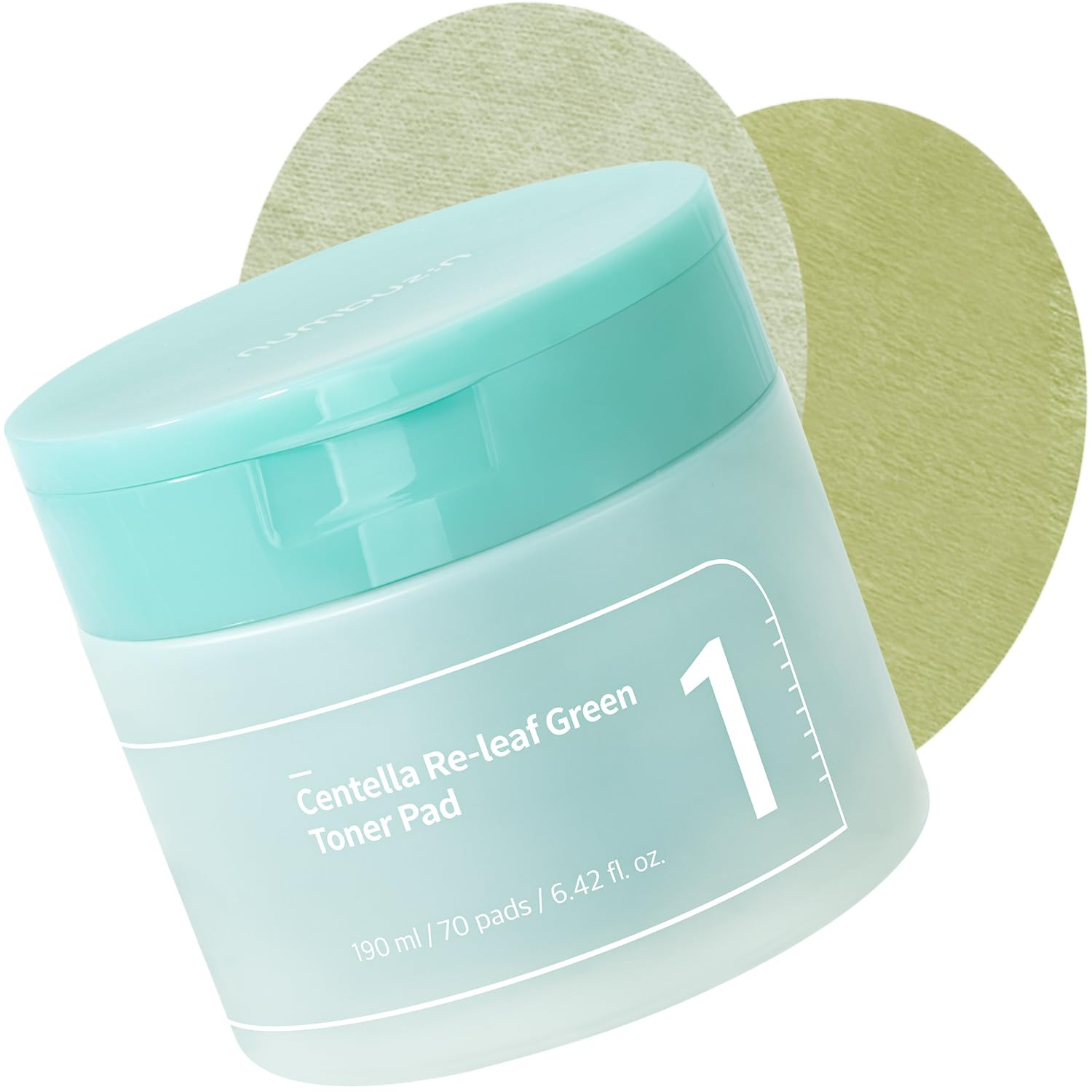 numbuzin No.1 Toner Pads | Centella Re-Leaf Green Toner Pad | (C1I)