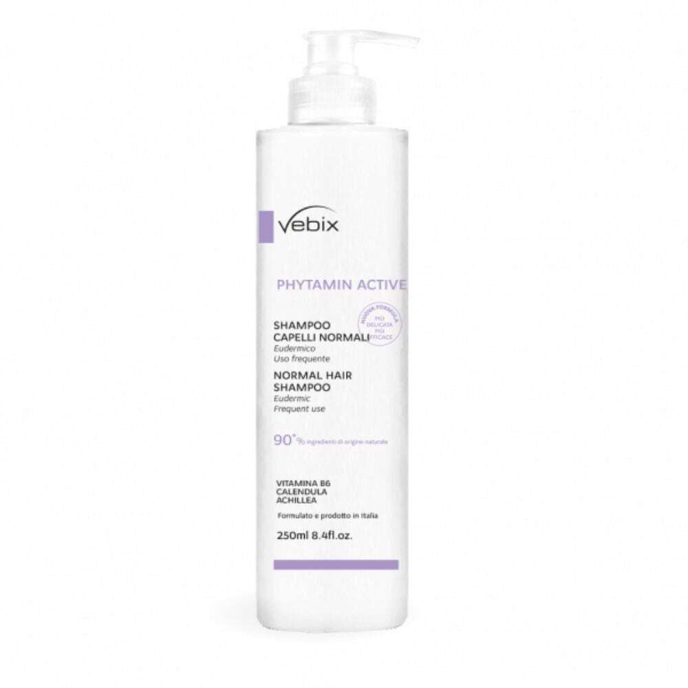 Vebix Phytamin Active - Shampoo Capelli Normali Uso Frequente, 250ml