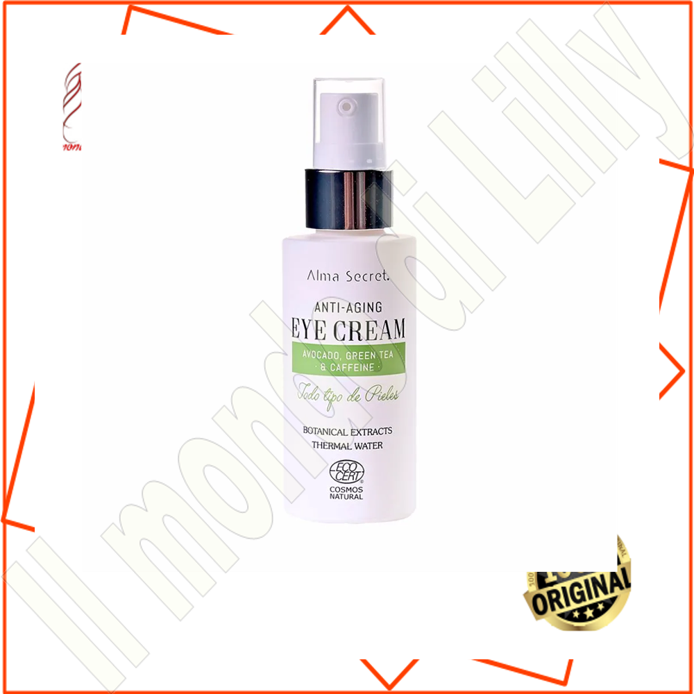 Anti-aging EYE CREAM with avocado, green tea & caffeine botanical extracts 30 ml