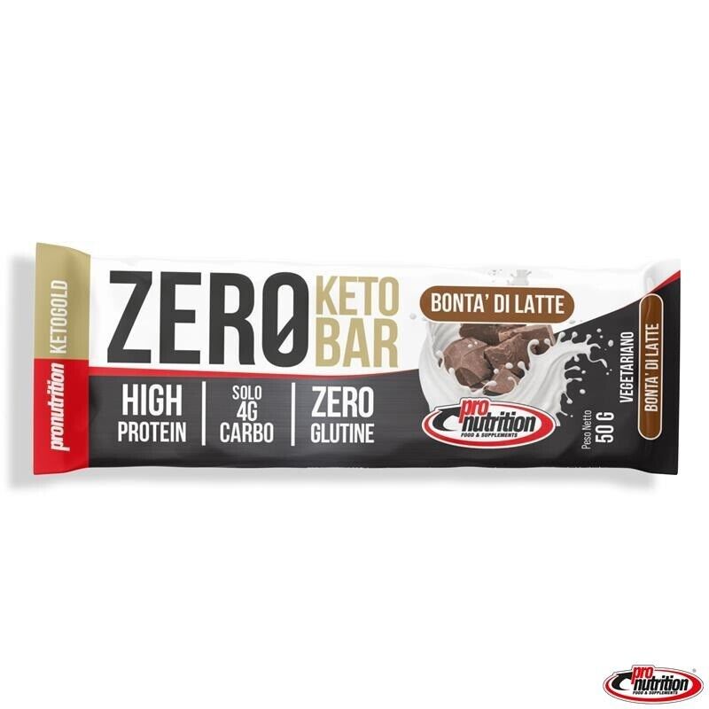 PRO NUTRITION Zero Keto Bar BONTA' DI LATTE 1x50g