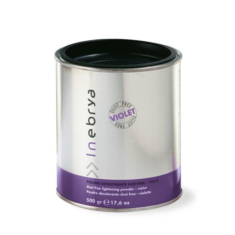 Decolorante Per Capelli INEBRYA Polvere Decolorante Dust Free Viola 500ml