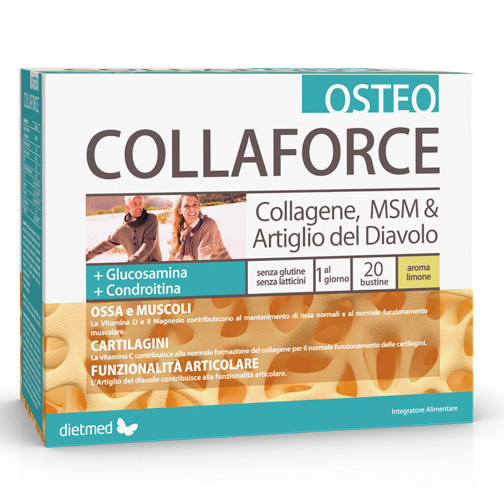 DIETMED COLLAFORCE OSTEO 20 BUSTINE Limone
