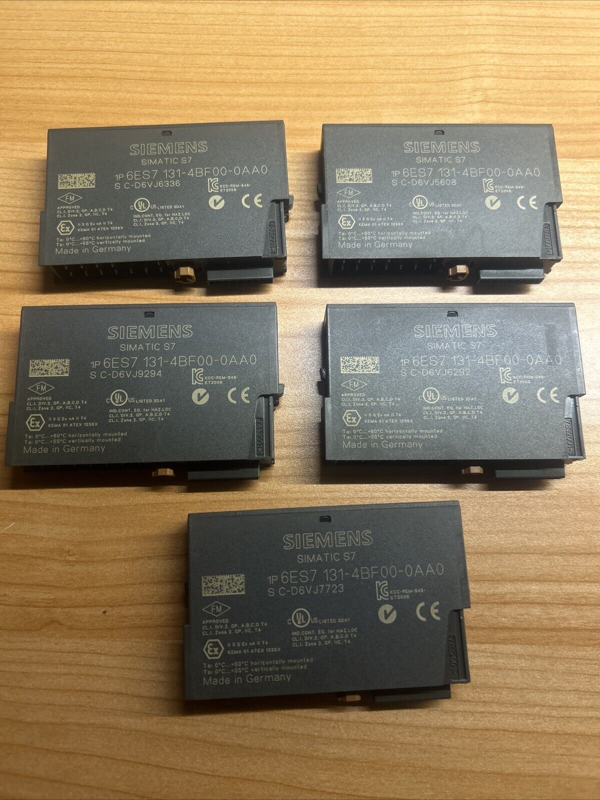 5 Pazzi Siemens SIMATIC S7  6ES7 131-4BF00-0AA0