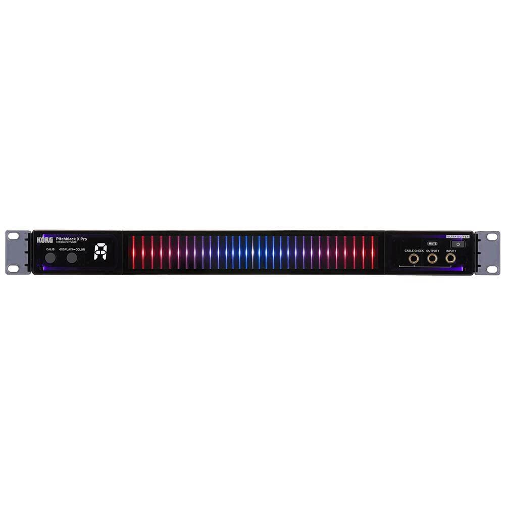 Korg Pitchblack X Pro Chitarra/Basso Supporto Accordatore Pb-x-Pro Ultra Buffer