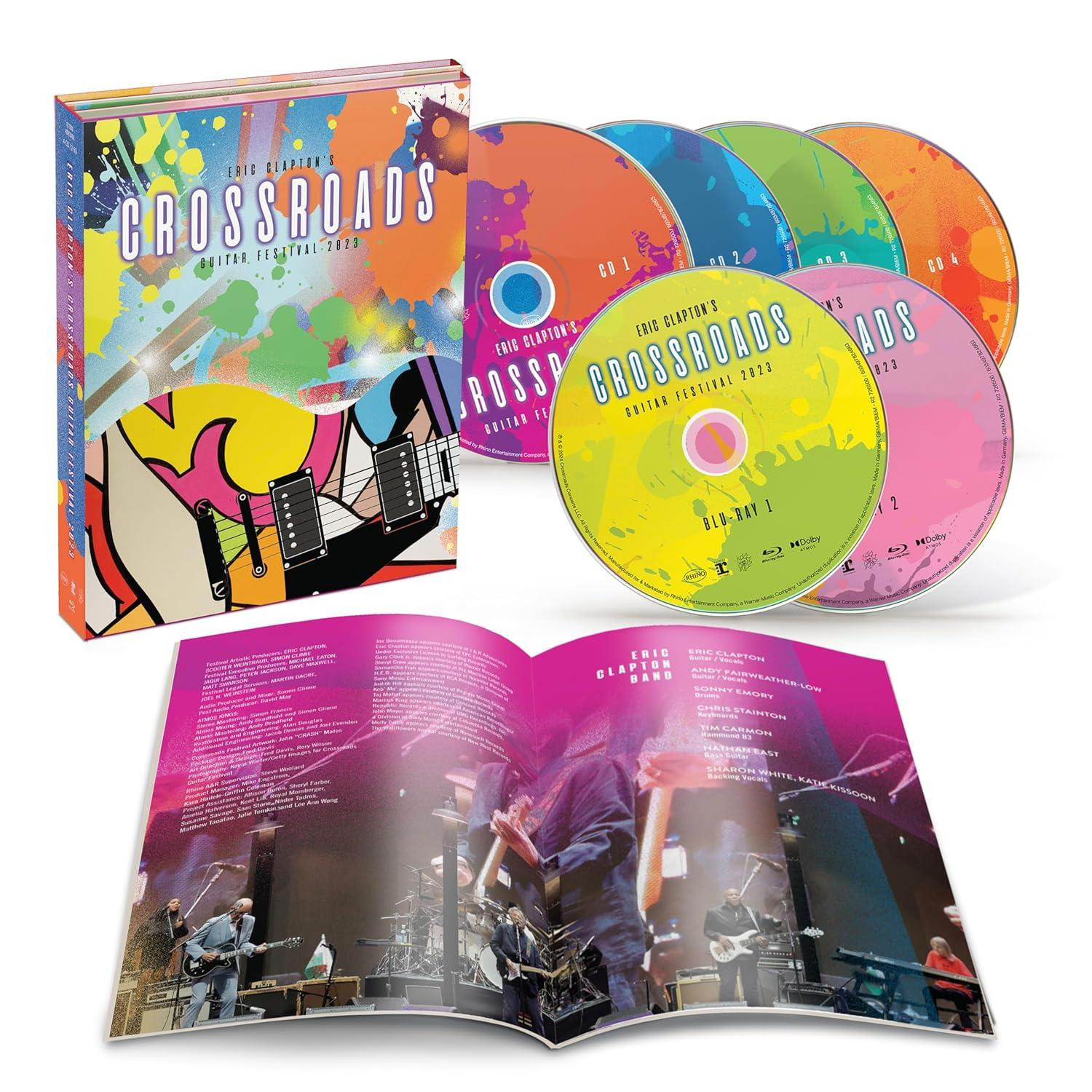 0603497824663 CD Crossroads Guitar Festival 2023 (4 CD + 2 Blu-ray) - Eric Clapt