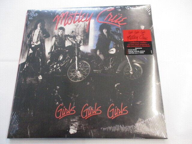 MOTLEY CRUE - GIRLS GIRLS GIRLS - LP REISSUE VINYL NEW SEALED 2022