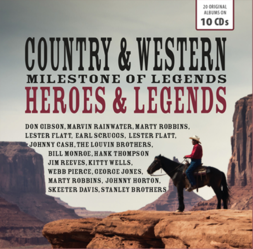 Various Artists Country & Western Milestone of Legends: Heroes & Legends (CD)