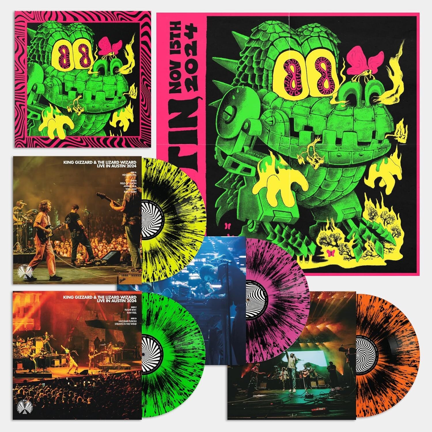 King Gizzard & the Lizard Wiza Live in Austin ' (Vinyl LP) (PRESALE 18/04/2025)