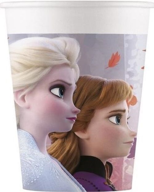 Gadget - Party: Frozen Ii Sup Q. Bicchiere Carta 200 Ml Frozen Ii Sup Bicchiere