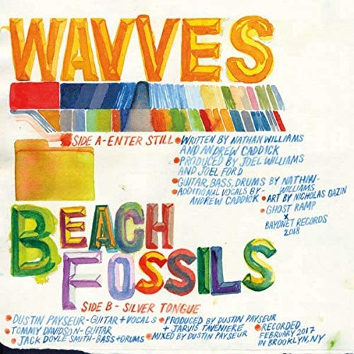 Enter Still B/W Silver Tongue (Translucent Red Vinyl) by WAVVES X BEACH FOSSILS