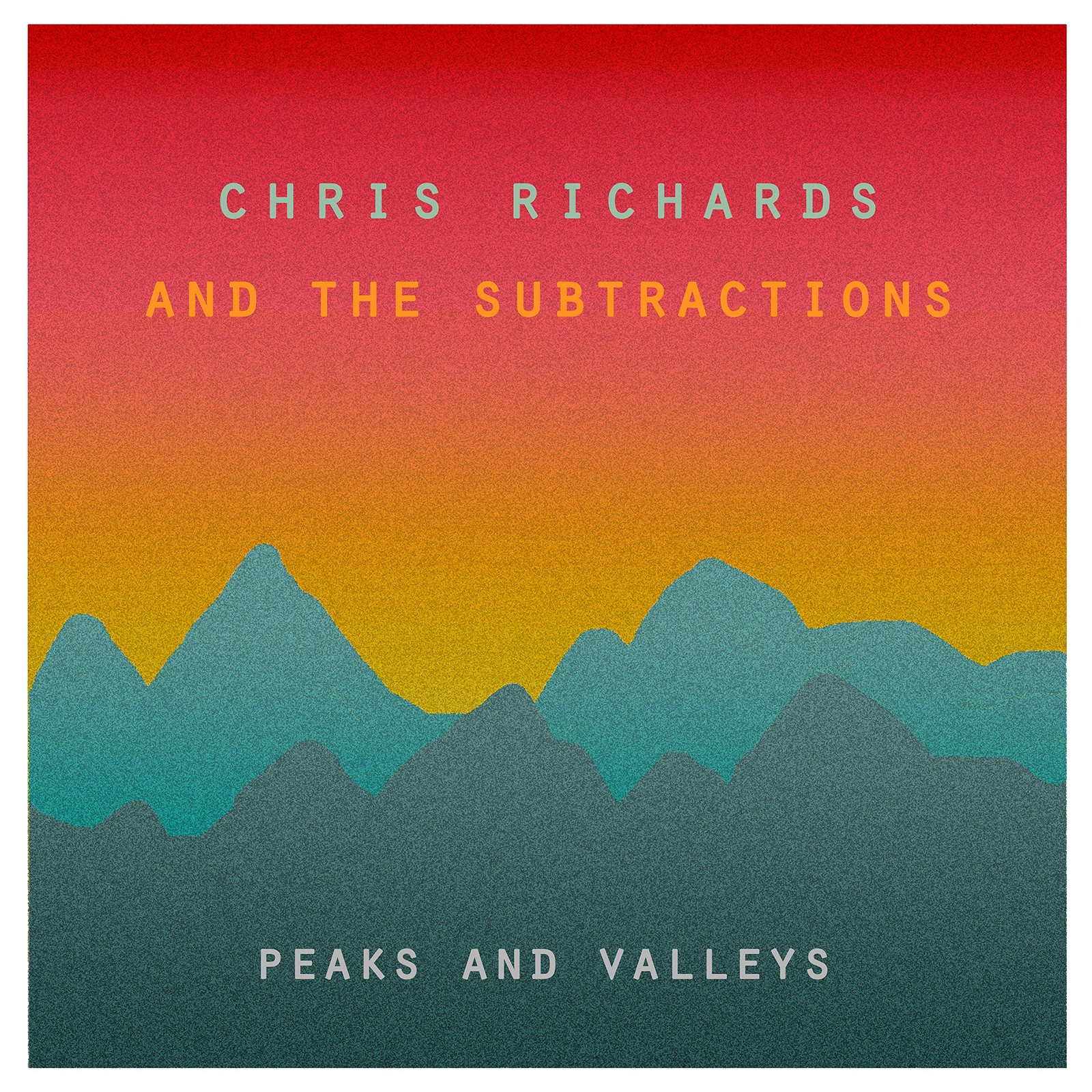 Chris -& The Subtractions- Richards Peaks And Valleys (Vinyl LP)