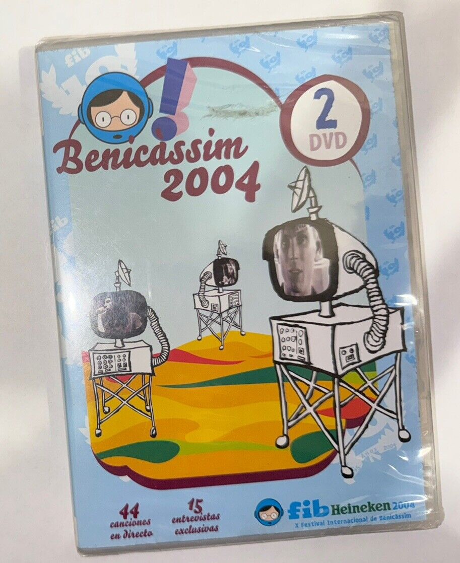Music Dvd Benicassim 2004 / Various (2 Dvd)Heineken 2004 Out Of Print New Sealed
