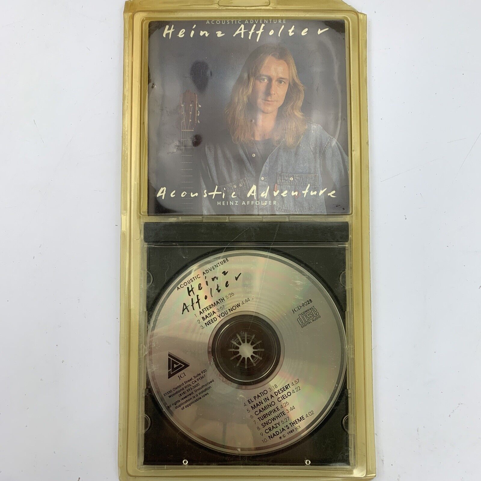 Acoustic Adventure Di Heinz Affolter (CD, Gen-1990) Blister Pack Nuovo