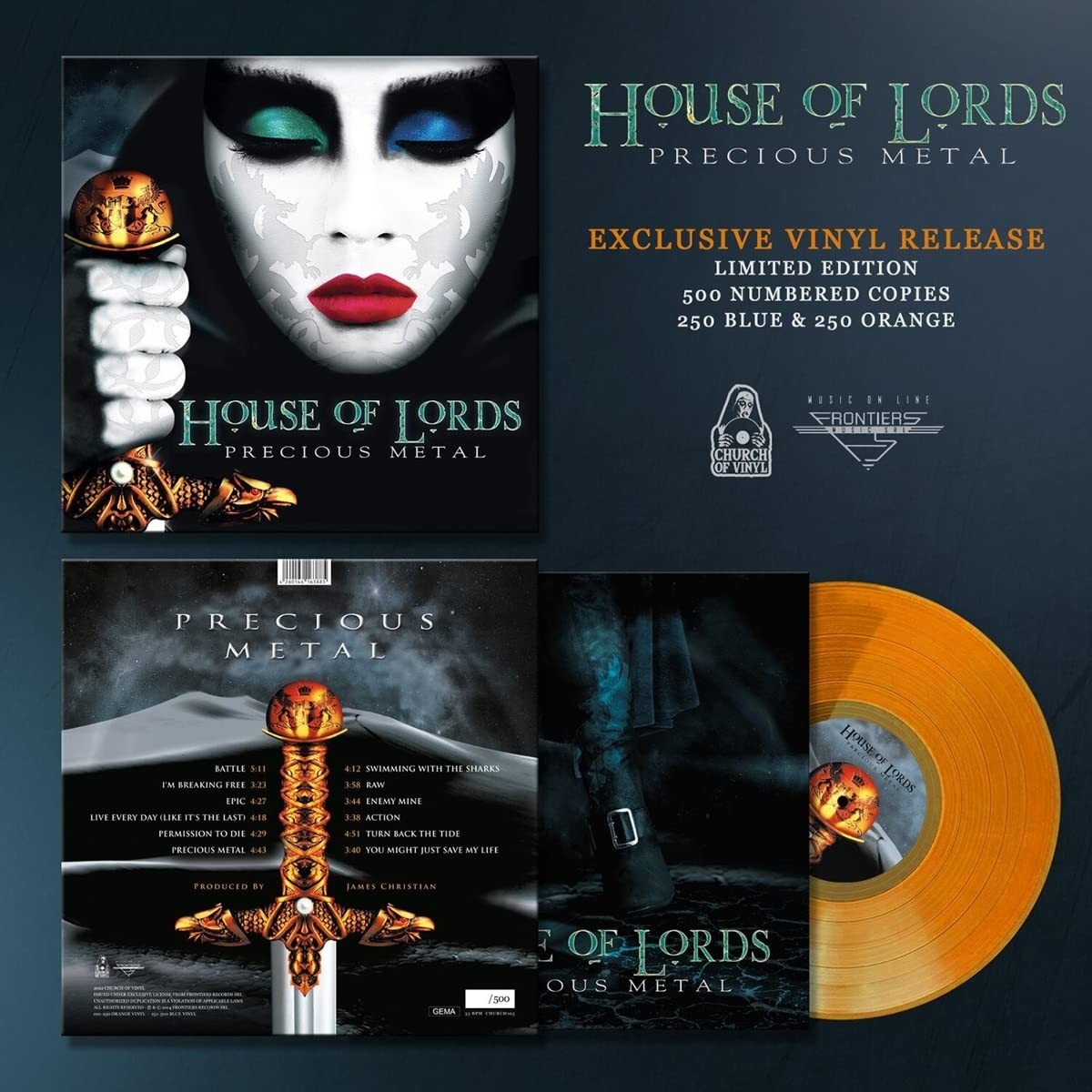 House Of Lords Precious Metal (Colour Vinyl Lp) Vinyl NUOVO